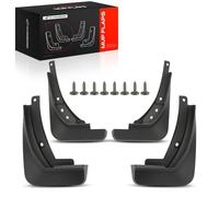 A-Premium Set of 4PCS Mud Flaps Splash Guards Mudguards Mudflaps with Hardware Kits Accessories Compatible with Audi A4, 2020-2021, Sedan, Black Color, Front and Rear(Driver & Passenger Sides)
