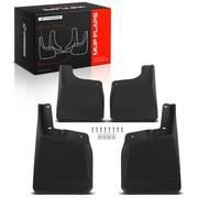 A-Premium Set of 4PCS Mud Flaps Splash Guards Mudguards Mudflaps with Hardware Kits Accessories Compatible with Hummer H2, 2003 2004 2005 2006 2007 2008 2009, Front and Rear(Driver & Passenger Side)