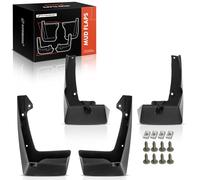 A-Premium Set of 4PCS Mud Flaps Splash Guards Mudguards Mudflaps with Hardware Kits Accessory Compatible with Toyota C-HR, 2018-2020, Sport Utility, Front and Rear (Driver & Passenger Sides)