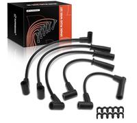 A-Premium Spark Plug Lead Wire Set Compatible with Jeep Wrangler 1991-2002 Cherokee 1991-2000 Comanche 1991-1992 TJ 1997-2002 Dodge Dakota 1996-2002 5-PC Set
