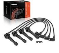 A-Premium Spark Plug Wire Set Ignition Leads Compatible with Honda CR-V CRV 1997-2001 Acura Integra 1990-2001 1.8L 2.0L 4-PC Set