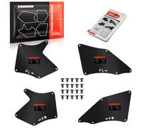 A-Premium Splash Guards Fender Liner Shields Compatible with Toyota Tacoma 2005-2020 Front and Rear 4-PC Set