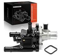 A-Premium Thermostat and Housing Assembly with Sensor & O-Ring Compatible with Chevy Cruze 2011-2016 1.8L, Cruze Limited 2016 1.8L, Trax 2013-2020 1.8L, Sonic 2012-2018 1.6L/1.8L, Replaces 25192228
