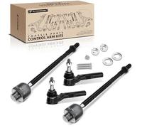 A-Premium Track Rod End Inner & Outer Tie Rod Ends Compatible with Chevrolet Silverado 1500 1999-2006 Silverado 1500 Classic GMC Sierra 1500/1500 Classic 4-PC Set