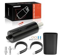 A-Premium Universal External Pump 255LPH High Pressure Inline Fuel Pump (GSL392) with Installation Kit (400-939)