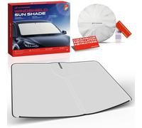 A-Premium Windshield Sun Shade Compatible with Ford F-150 Lightning 2022-2026, Foldable Car Sunshade with Storage Bag, Blocks Heat & UV Rays, Keeps Vehicle Cool in Summer