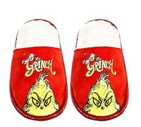 A+ Prime The Grinch Ladies/Girls Slippers, red, 5-6 UK