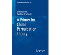 A Primer for Chiral Perturbation Theory: 830 (Lecture Notes in Physics, 830)