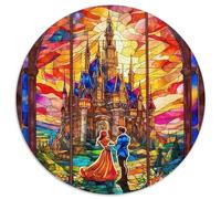 A Princess Illustration with A Fantasy Castle Landscape 1000 Piece Jigsaw Puzzle for Women, Men European Architecture Challenging Puzzles Educational Games Fun Present & Activity 1000pcs (67.5x67.5cm)