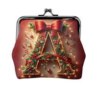 A print Cute Buckle Coin Purses Vintage Pouch Kiss lock Change Purse Wallets for Women Fashion, Black, One Size, Vintage