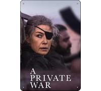 A Private War (2018) Movie Vintage Tin Sign Wall Art Decor for Home, Living Room, Kitchen, Garden, Bedroom, Office, Hotel, Cafe And Pub Decoration