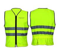 A-Pro Bright Vest Hi Vis Motorcycle Mortorbike Scooter Quad Gilet High Visibility M