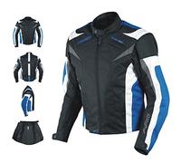 A-pro motorcycle jacket, CE protectors, sport, textile. motorcycle, thermal lining, blue, XL
