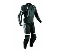 A-pro Motorcycle Motorbike Full Body one pc Perforated Leather Race Suit Black 56