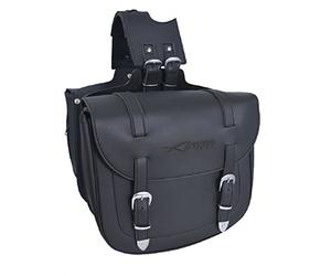 A-Pro Saddle Bag Motorcycle Motorbike Biker Panniers Bikers Cruiser Black