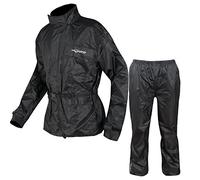 A-Pro Waterproof Motorbike Motorcycle 2 Pc Rain Suit Trouser Jacket Scooter L
