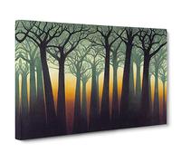 A Progressive Forest Canvas Wall Art Print 30x20 Inch