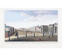 A Prospect of the Parliament House in College Green Dublin Ireland. From an engraving dated 1753. Poster Print by Ken Welsh (17 x 11)