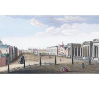 A Prospect of the Parliament House in College Green Dublin Ireland. From an engraving dated 1753. Poster Print by Ken Welsh (18 x 10)