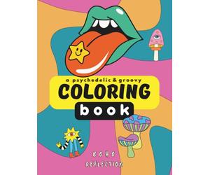 A Psychedelic & Groovy Coloring Book: Trippy Patterns for visual Stimulation and Creative Fun | Adult Coloring Book for Edgy Rebels | Art Therapy Coloring for Adults