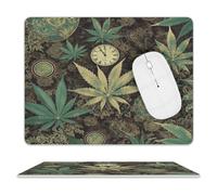 A Puff in Time Weed Marijuana Mouse Pad Mouse Mat 10 X 8 Inch