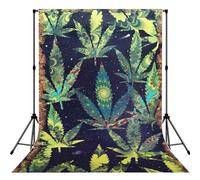 A Puff In Time Weed Marijuana Print Backdrop For Photoshoot, Photo Backdrop Background Curtain For Photography Portraits(No Stand)