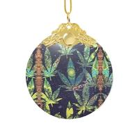 A Puff In Time Weed Xmas Ornament, Hanging Ornaments For Christmas Tree Holiday Decor Creative Gifts