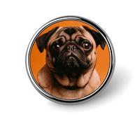 A Pug Lapel Pin, Lightweight Fashion Brooch Pin, Personalized Clothing Lapel Pins Accessory