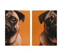 A Pug Passport Holder, ID Card Protector Case Passport Holder with Slot Passports Travel Wallet Document Cover for Women And Men