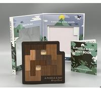A-Puzzle-A-Day Premium Boxed Edition: The Original Calendar Puzzle with 365+ Challenges for Every Day of The Year, by DragonFjord, with Magnetic Storage Box and Hint Book.