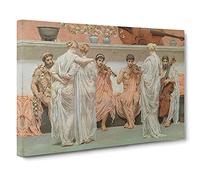 A Quartet By Lawrence Alma-Tadema Canvas Print | Gallery Wrapped 30mm Frame Wall Art | 30x20 inches | Ready to Hang | Contemporary Picture | Living Room Bedroom Lounge Office