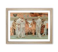 A Quartet By Lawrence Alma Tadema Classic Painting Framed Print | A4 Oak Framed Wall Art | Ready to Hang | Classic Historical Picture | Living Room Bedroom Lounge Office