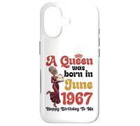 A Queen Was Born in June 1967 Happy Birthday To Me You Mommy Case for iPhone 17