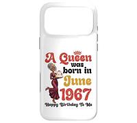 A Queen Was Born in June 1967 Happy Birthday To Me You Mommy Case for iPhone 17 Pro Max