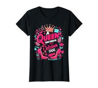 A Queen Was Born In October 1966 October Birthday Girl Women T-Shirt