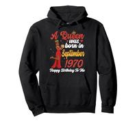A Queen Was Born in September 1971 Happy Birthday To Me You Pullover Hoodie