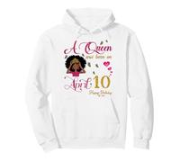 A Queen Was Born On April 10 Happy Birthday To Me Pullover Hoodie