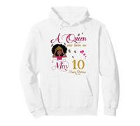 A Queen Was Born On May 10 Happy Birthday To Me Pullover Hoodie