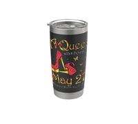 A Queen was Born on May 27, 27th May Birthday Stainless Steel Insulated Tumbler