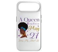 A Queen Was Born On May 27 Living My Blessed Life Cute Case for iPhone Air