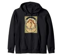 A Quiet Intimate Moment Art Nouveau Design Zip Hoodie