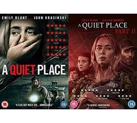 A Quiet Place 2 Movie Collection DVD - A Quiet Place, A Quiet Place Part 2 DVD - A Quiet Place 1-2 DVD