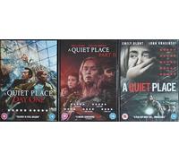 A QUIET PLACE TRILOGY - COMPLETE 1-3 COLLECTION 1. A QUIET PLACE / 2. A QUIET PLACE PART II / 3. A QUIET PLACE DAY ONE = ULTIMATE 3x DVD SET