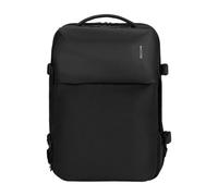 A.R.C. Travel Pack - ReSpun 100% Recycled Polyester, 38L, RFID-Blocking, Shoe Compartment, Expansion Zipper, Ergonomic Straps, Padded Laptop Compartment for most 16” PC/Mac, Travel Pass Through, Black