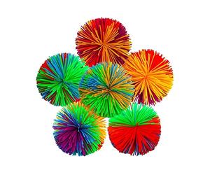 A/R Silicone Squeeze Toy Balls - Silicone Stringy Balls Sensory Toy for Kids, Boys, Girls - Bouncy Stress Balls Fluffy Jugging Ball for Living Room, Study,