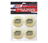 A&R Sports Pro Series Glow in the Dark Hockey Balls - 4 Pack