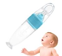 A/R Squeeze Bottle with Spoon | Silicone Baby Spoon,Silicone Baby Food Dispensing Fruit Squeeze Feeder Baby Silicone Feeding Bottle Spoon