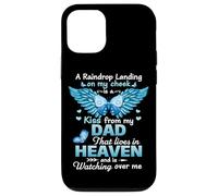 A Raindrop Landing On My Cheek Kiss From My Dad In Heaven Case for iPhone 12/12 Pro