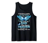 A Raindrop Landing On My Cheek Kiss from My Dad in Heaven Tank Top