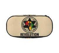 A Raised Fist Print Lightness Portable Pencil Case Spacious Pen Bag School Supplies Makeup Storage